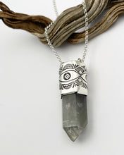 Grey Phantom Big Eye Talisman Necklace