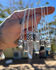 Aquamarine Monsoon Talisman Necklace