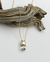 Topaz 14k Gold Talisman Necklace