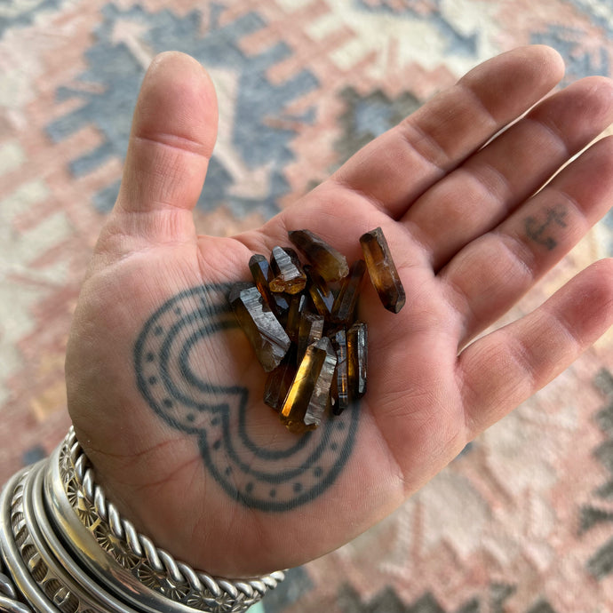 Smoky Citrine Crystals