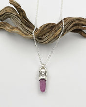 Natural Ruby Sun Talisman Necklace