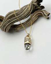 Weirdo Tibetan Quartz 14k Gold Talisman Necklace