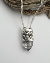 Tibetan Quartz Mesquite Talisman Necklace
