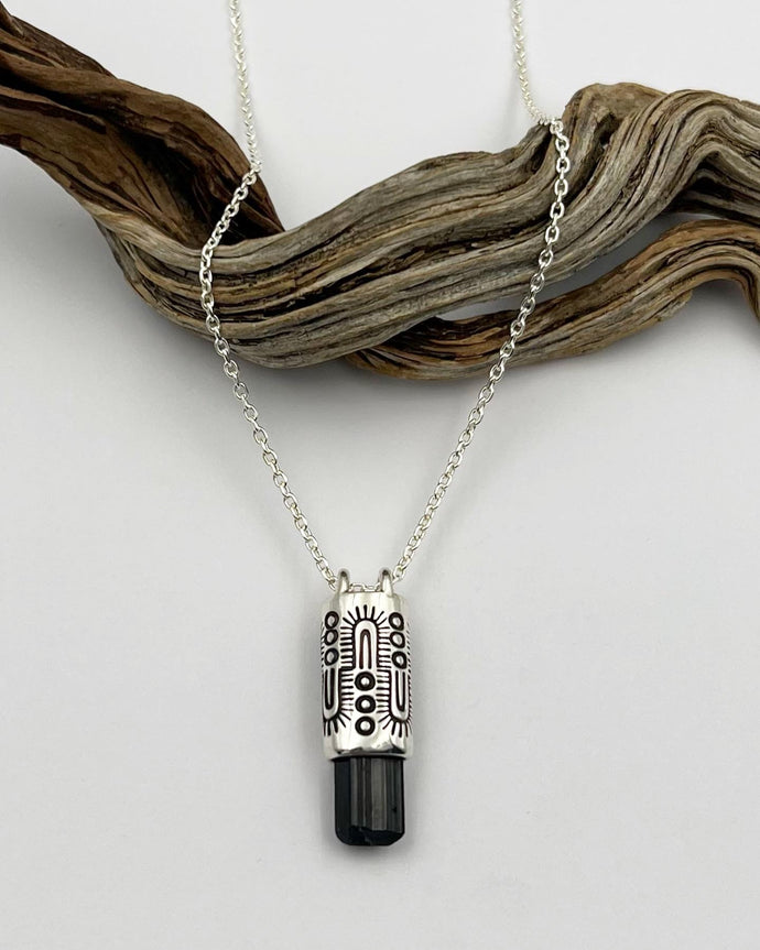 Epidote Monsoon Talisman Necklace