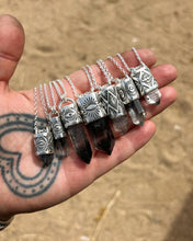 Phantom Tibetan Quartz Juniper Talisman Necklace