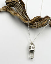 Tibetan Quartz Raincloud Talisman Necklace