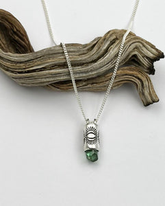 Jaba Tourmaline Eye Talisman Necklace