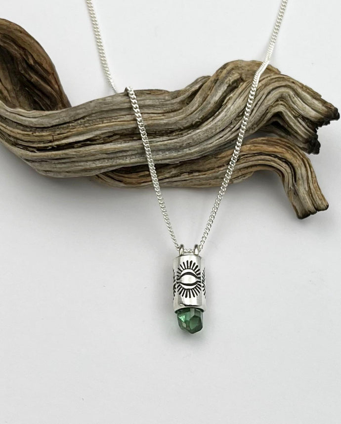 Jaba Tourmaline Eye Talisman Necklace