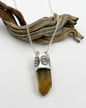Zambian Window Citrine Portal Talisman Necklace