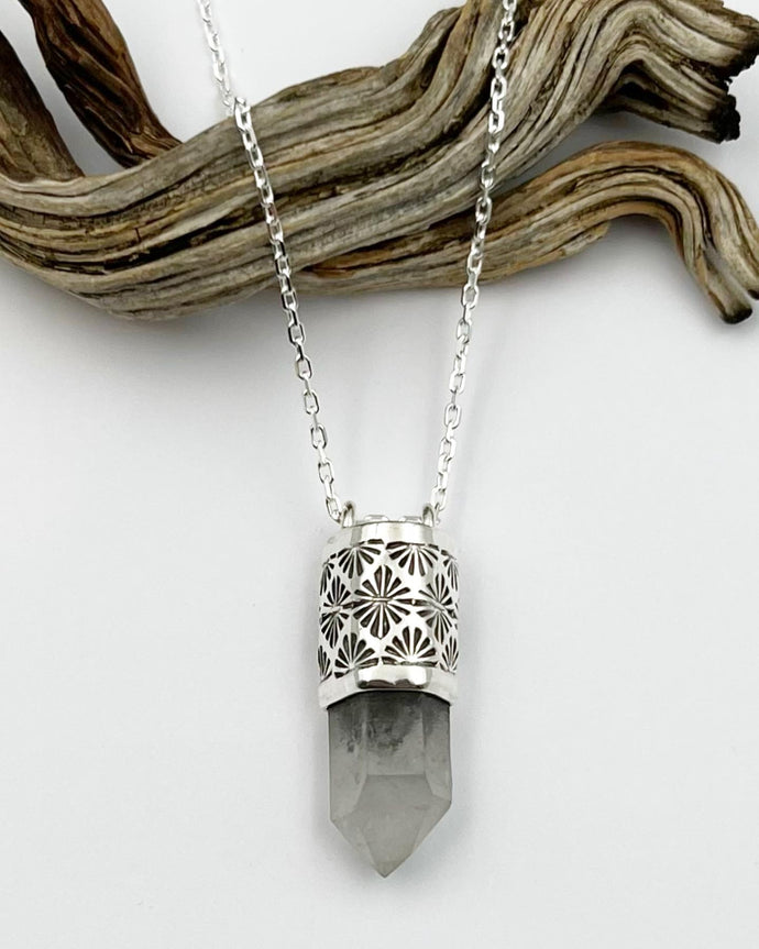 Tibet Quartz Lupine Talisman Necklace