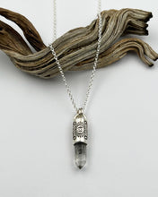 Tibetan Quartz Portal/Dot Talisman Necklace