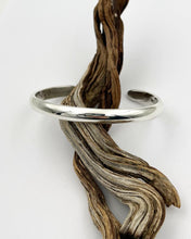 Plain Sterling Silver Stacker Cuff S/M