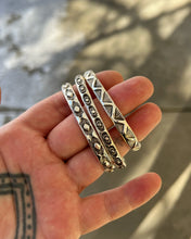 High Noon Hand Stamped Stacker Cuff S/M