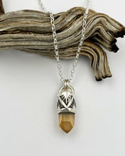 Tangerine Quartz Talisman Necklace