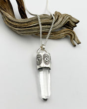 Singing Quartz Sun Eye Talisman Necklace
