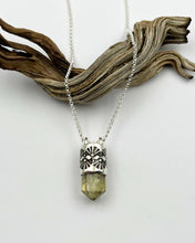 Yellow Apatite Prickly Pear Talisman Necklace