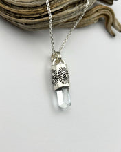 Aquamarine Eye Talisman Necklace
