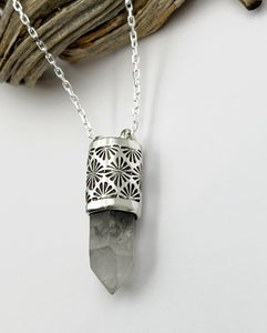 Tibet Quartz Lupine Talisman Necklace