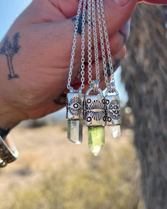 Peridot Mystic Eye Talisman Necklace