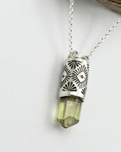 Yellow Apatite Sunny Vista Talisman Necklace