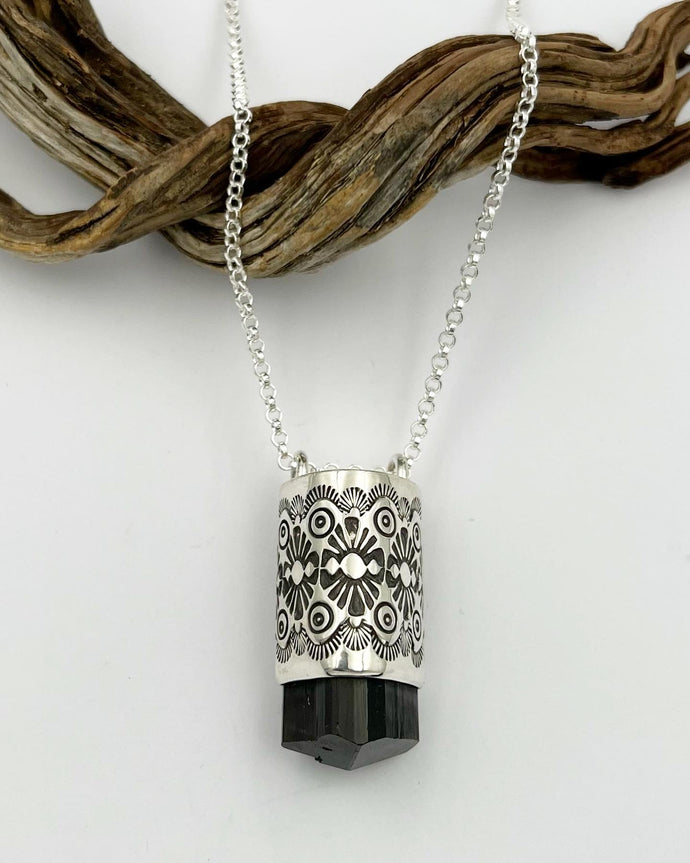Black Tourmaline Talisman Necklace