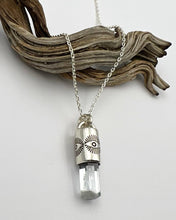 Aquamarine Eye Talisman Necklace