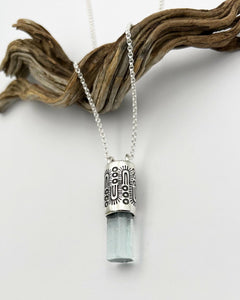 Aquamarine Monsoon Talisman Necklace