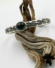 Deep Green/Blue Tourmaline Palmas Heavyweight Stacker Cuff M/L