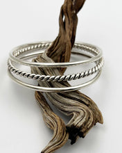 Sterling Silver Bangle Set M/L