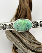 Carico Lake Turquoise Eye Hand Stamped Stacker Cuff XS