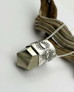 Pyrite Juniper Talisman Necklace
