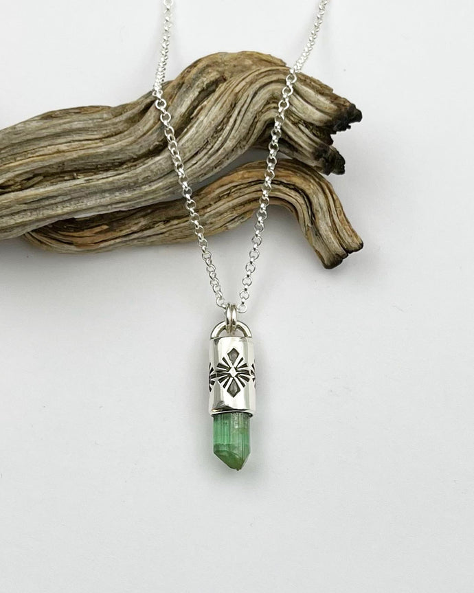 Jaba Tourmaline Lupine Talisman Necklace