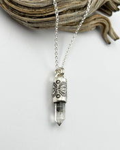 Tibetan Quartz Portal/Dot Talisman Necklace
