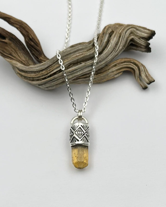 Imperial Topaz Arroyo Talisman Necklace
