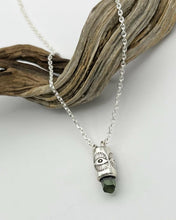 Jaba Green Tourmaline Eye Talisman Necklace