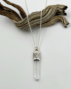 Singing Quartz Portal Talisman Necklace