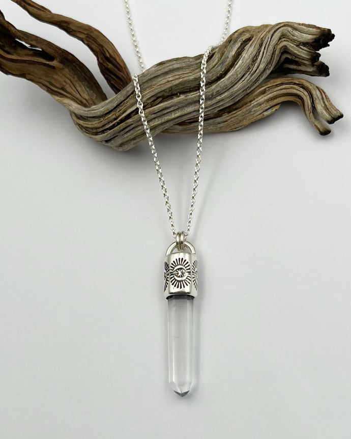Singing Quartz Portal Talisman Necklace
