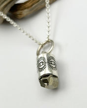 Pyrite Portal O Ring Talisman Necklace