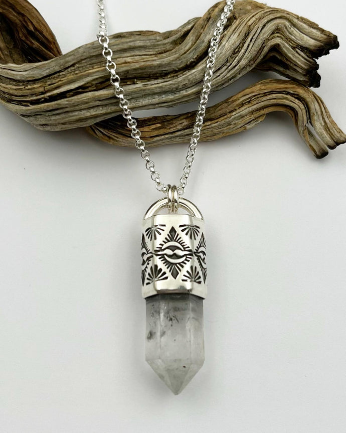 Tibet Quartz Oasis Talisman Necklace