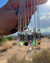 Guerrero Amethyst Sun/Orb Talisman Necklace