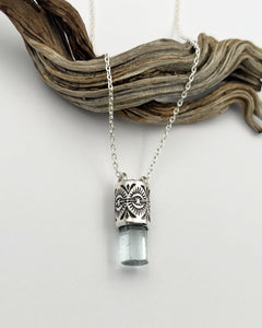 Aquamarine Portal Talisman Necklace