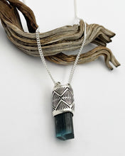 Blue Tourmaline Arroyo Talisman Necklace