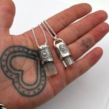 Aquamarine Tumbleweed Talisman Necklace