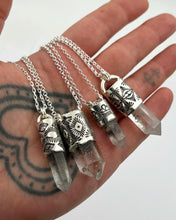 Tibet Quartz Eye/Fan Talisman Necklace