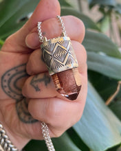 Red Hematite Quartz Talisman Necklace