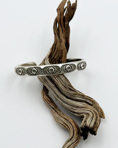 Tumbleweed II Heavyweight Hand Stamped Stacker Cuff XS