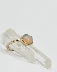 Welo Opal 14k Gold Ring 7