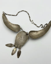 Vintage Turquoise Leaf Necklace