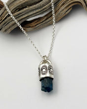 Blue Apatite Eye Talisman Necklace