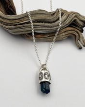 Blue Apatite Eye Talisman Necklace